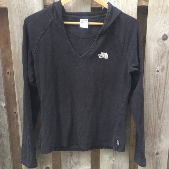 The North Face black long sleeve w/hood - size M/L - Picture 5 of 9